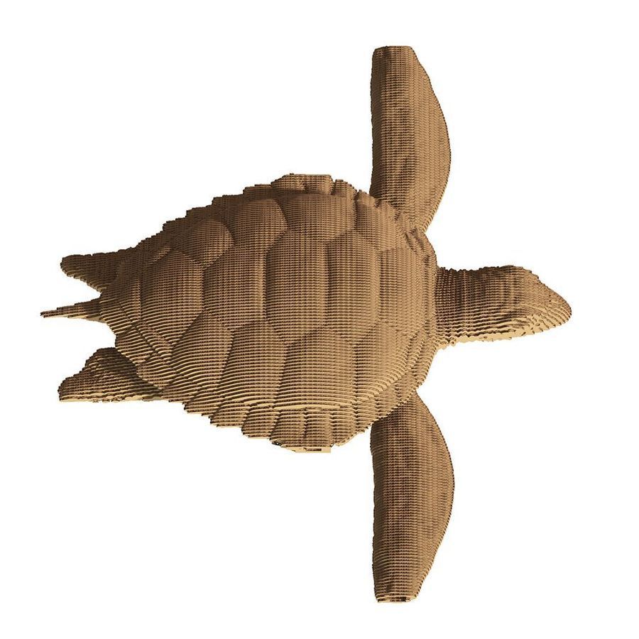 Картонний 3D пазл TURTLE