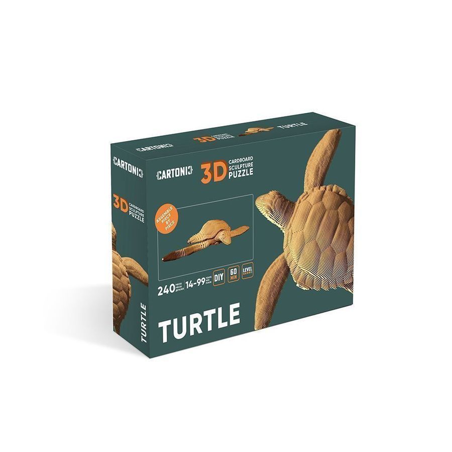 Картонний 3D пазл TURTLE
