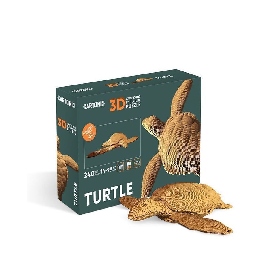 Картонний 3D пазл TURTLE