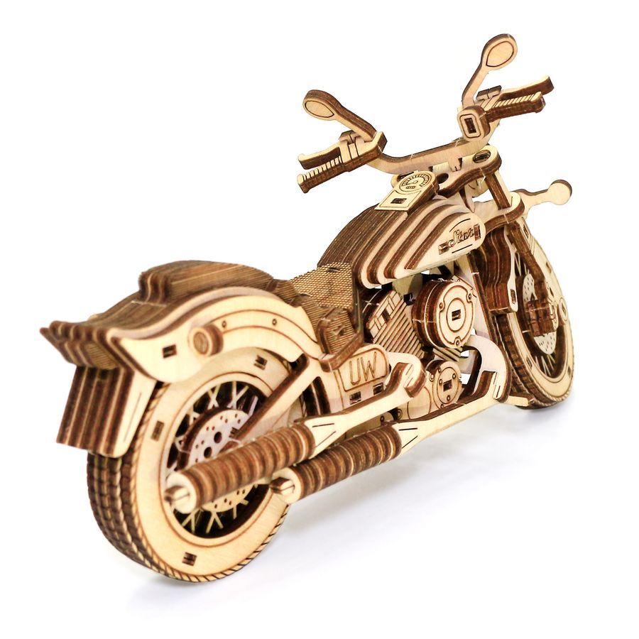 Механічний 3D пазл Мотоцикл DragStar UnityWood