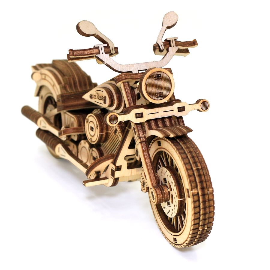 Механічний 3D пазл Мотоцикл DragStar UnityWood