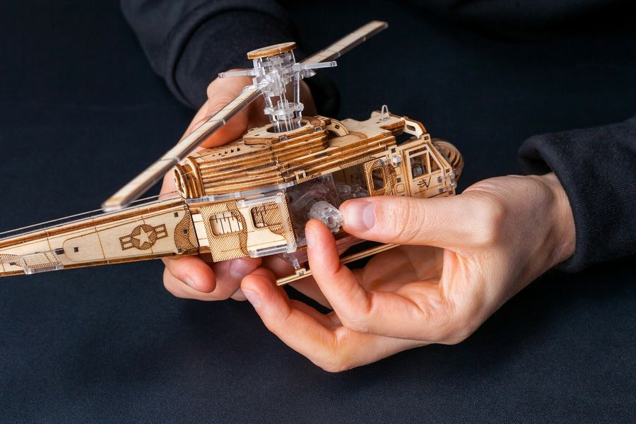 Механічний 3D пазл Гелікоптер Валькірія Veter Models