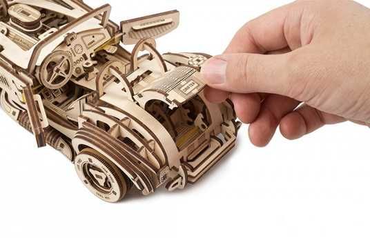Механічний 3D пазл Дрифт Кобра гоночний автомобіль UGEARS