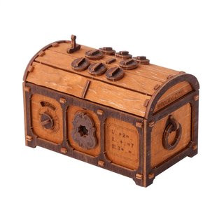 Механічний 3D пазл Treasure Chest WOODEN.CITY