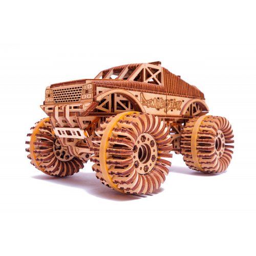 Механический 3D пазл Монстр-Трак Wood Trick