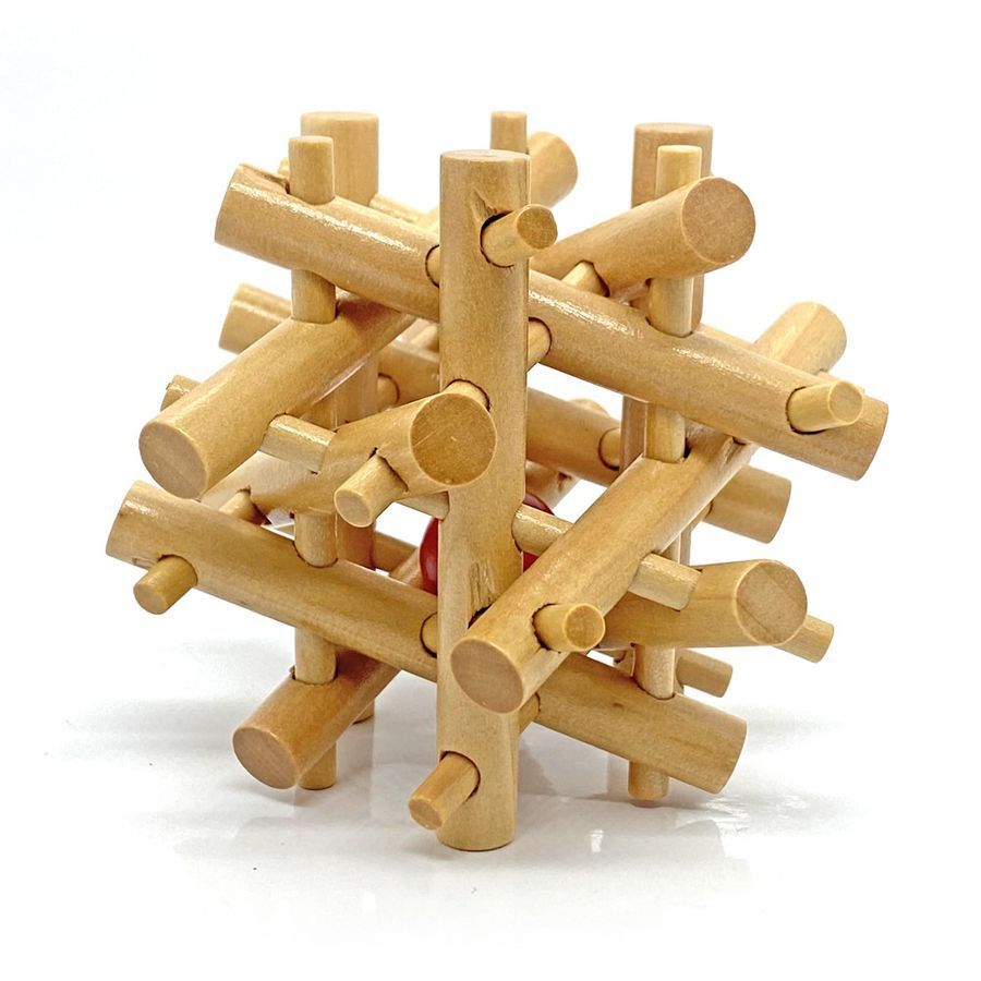 Набір дерев'яних 3D головоломок BurrPuzzle 24 видів