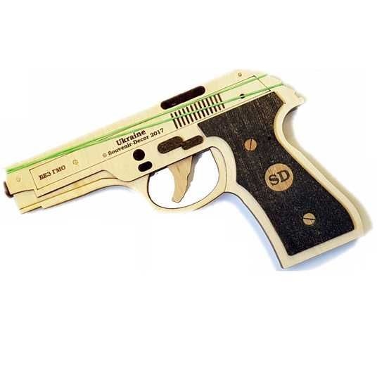 Конструктор дерев'яний пістолет Beretta M-3 ➦ купити за ціною 250