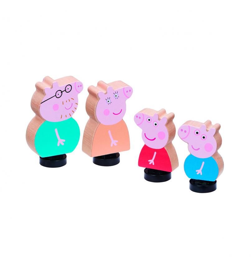Деревянный набор фигурок Peppa - Семья Пеппы