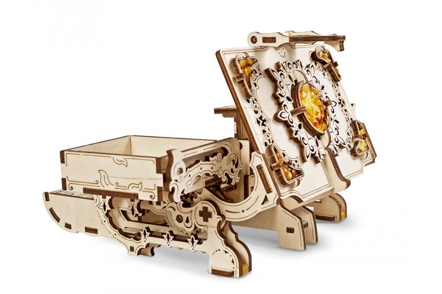 Механічний 3D пазл Янтарна шкатулка UGEARS
