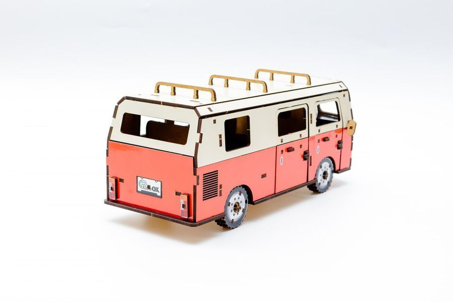 Дерев'яний 3D конструктор Мікроавтобус Volkswagen T1