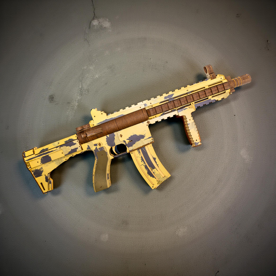 Дерев'яний 3D конструктор HK-416