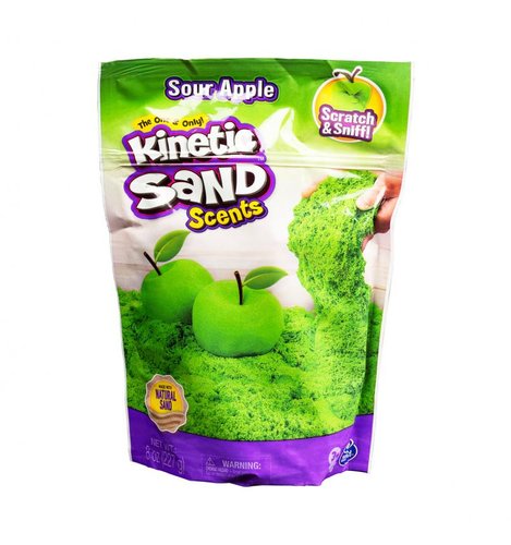 Песок для детского творчества с ароматом - Kinetic Sand Карамельное яблоко