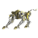 Металевий конструктор Механічний Гепард (mechanical cheetah yellow)