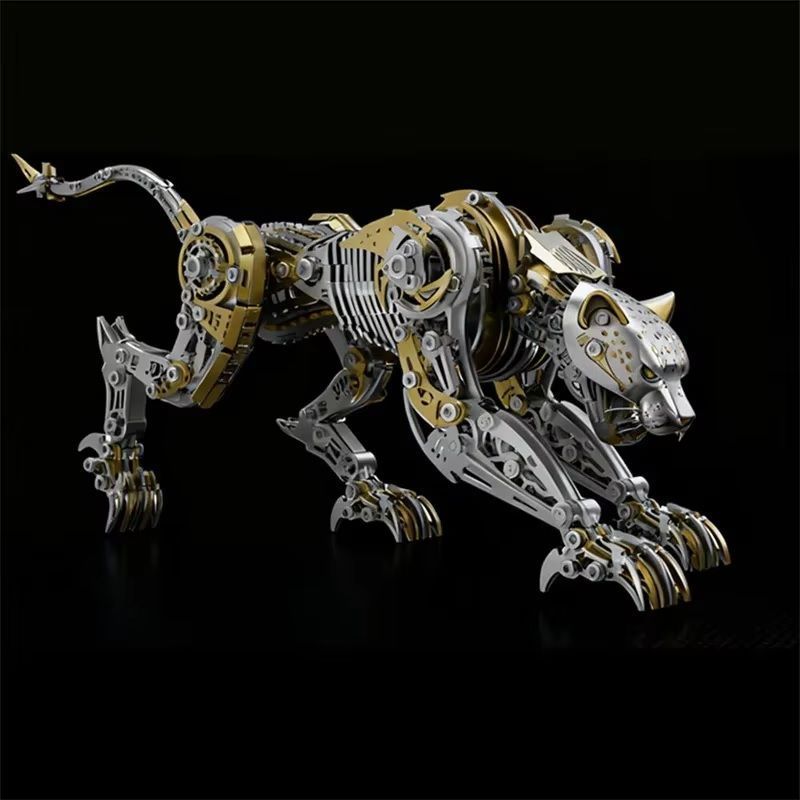Металевий конструктор Механічний Гепард (mechanical cheetah yellow)