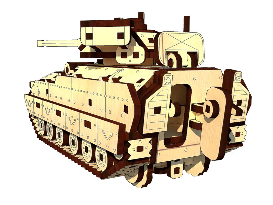 Дерев'яний конструктор Bradley M2