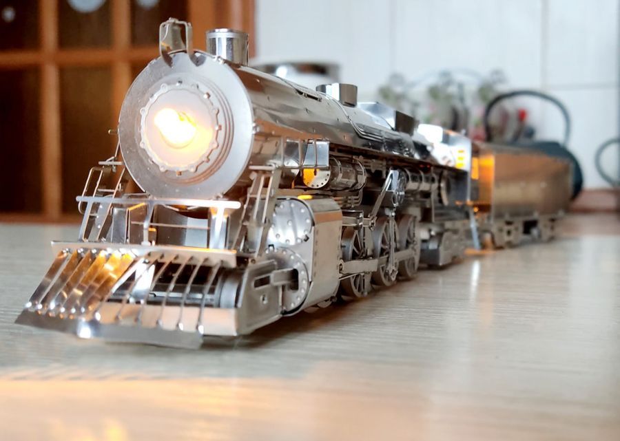 Механічний 3D-пазл Metal Time Polar Steel Полярний експрес