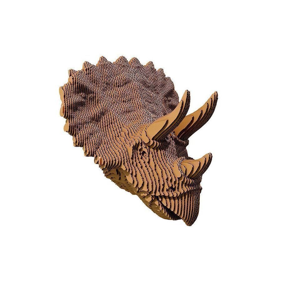 Картонний настінний 3D пазл TRICERATOPS