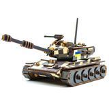 Дерев'яний 3D конструктор Танк
