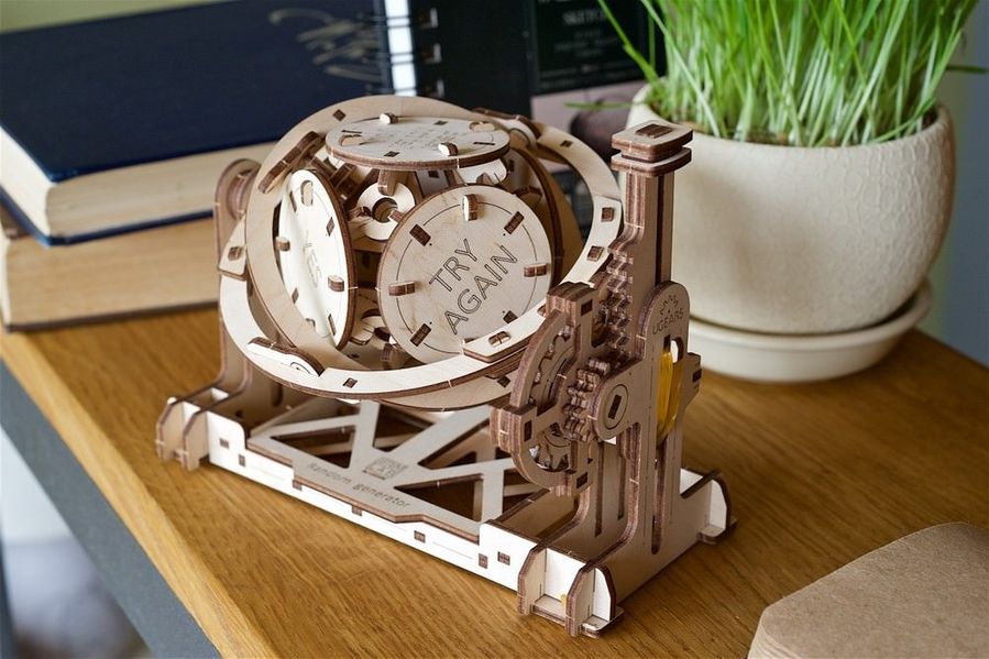Механічний 3D пазл STEM-модель Рандомайзер UGEARS