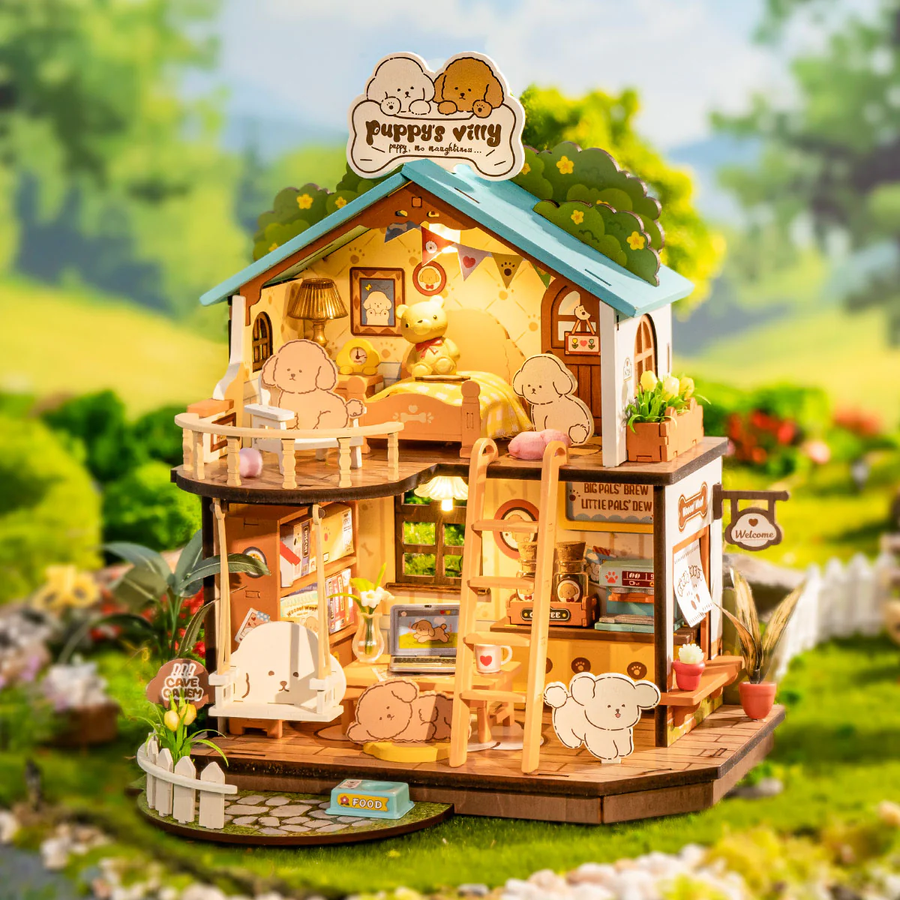 Конструктор-румбокс Puppy's Cozy Villa Robotime