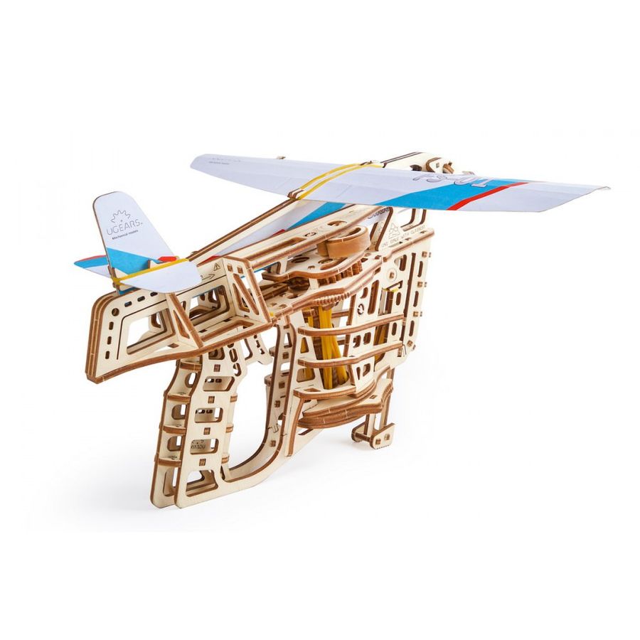 Механічний 3D пазл Пускач літачків UGEARS