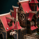 Механічний 3D пазл Повітряний Замок Steam Castle червоний