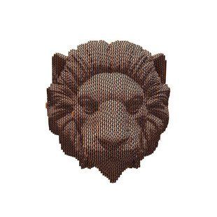 Картонний настінний 3D пазл LION