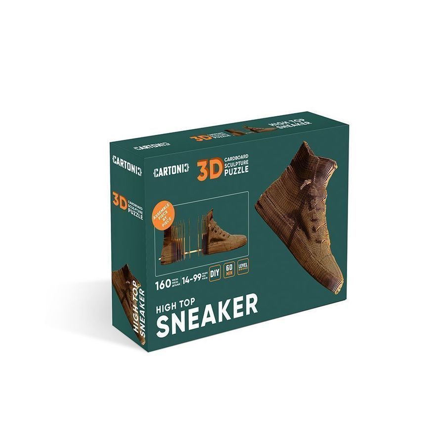Картонний 3D пазл High top sneaker