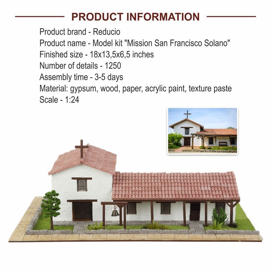 Керамічний конструктор Mission San Francisco Solano