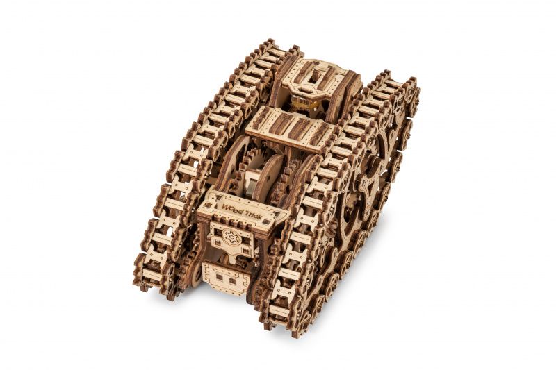 Механічний 3D пазл Стім-Танк Wood Trick