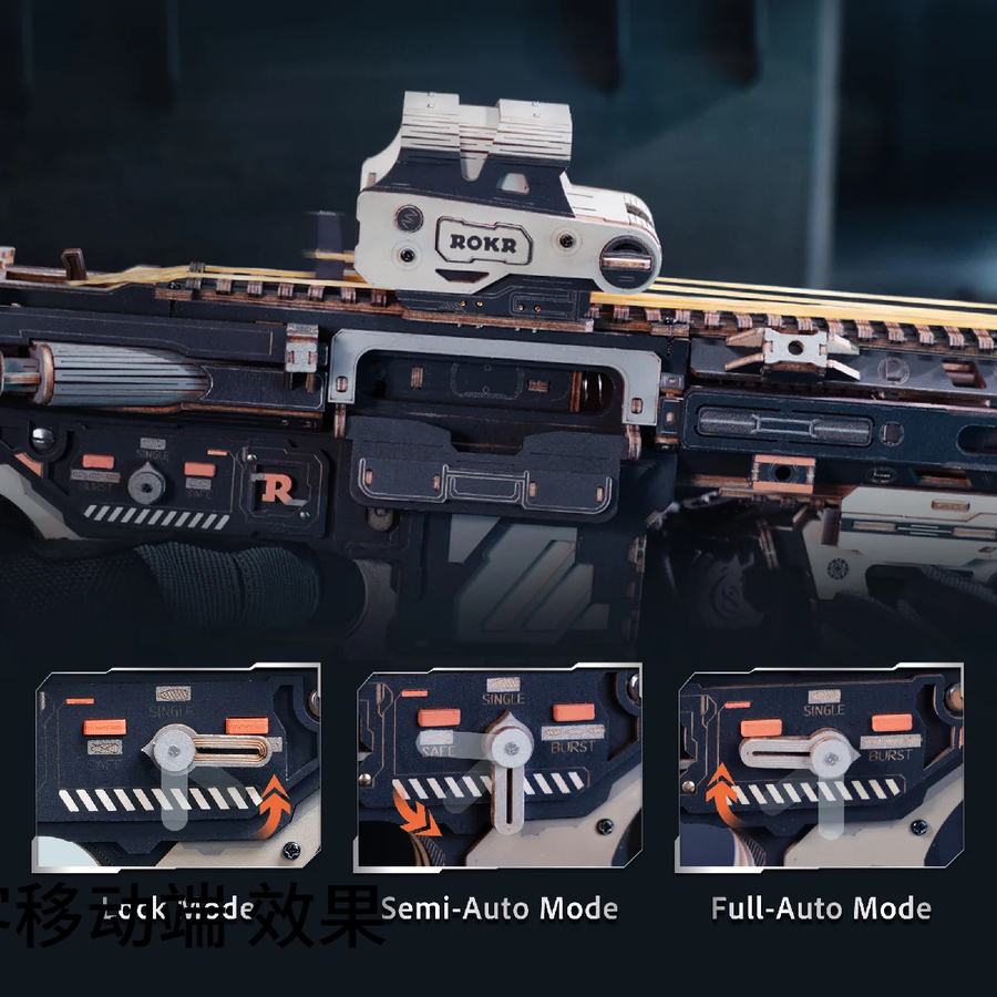 Механічний 3D пазл карабін M416 Robotime
