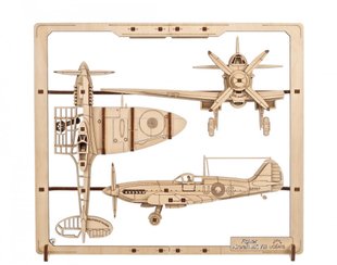 Винищувач 2.5D пазл UGEARS