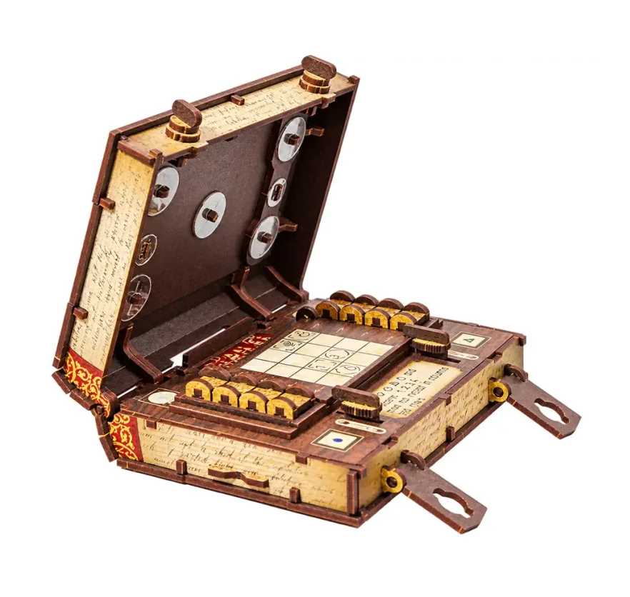 Механічний 3D пазл квестбокс Magic Escape Book WOODEN.CITY