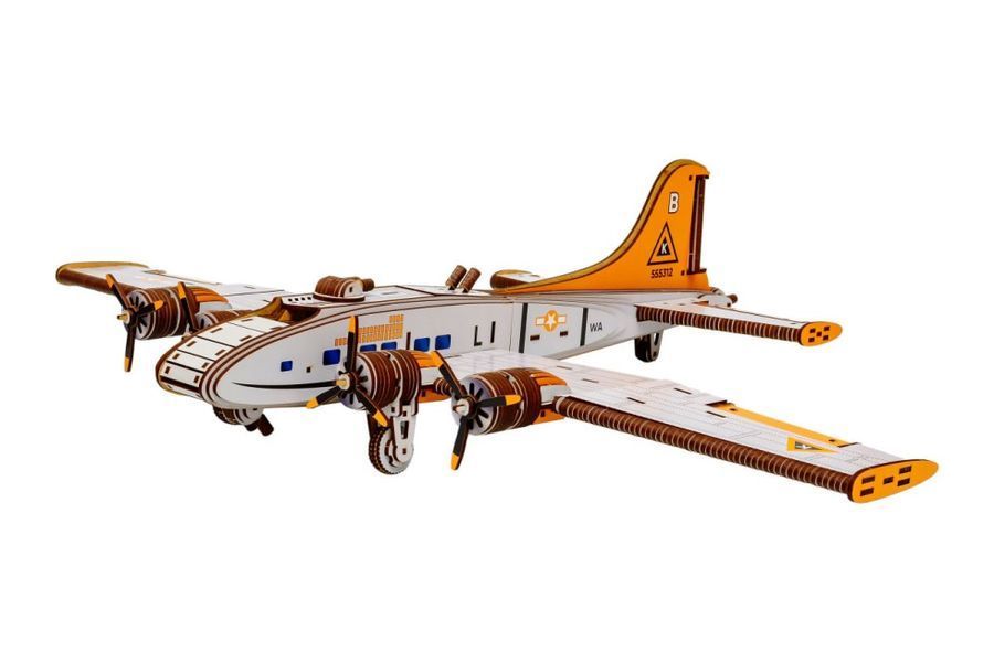 Дерев'яний 3D конструктор Бомбардувальник Flying Fortress