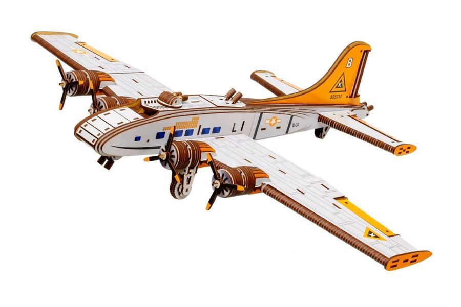 Дерев'яний 3D конструктор Бомбардувальник Flying Fortress