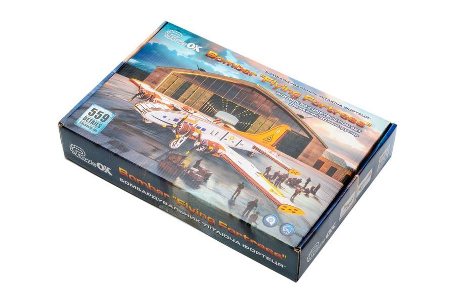 Дерев'яний 3D конструктор Бомбардувальник Flying Fortress