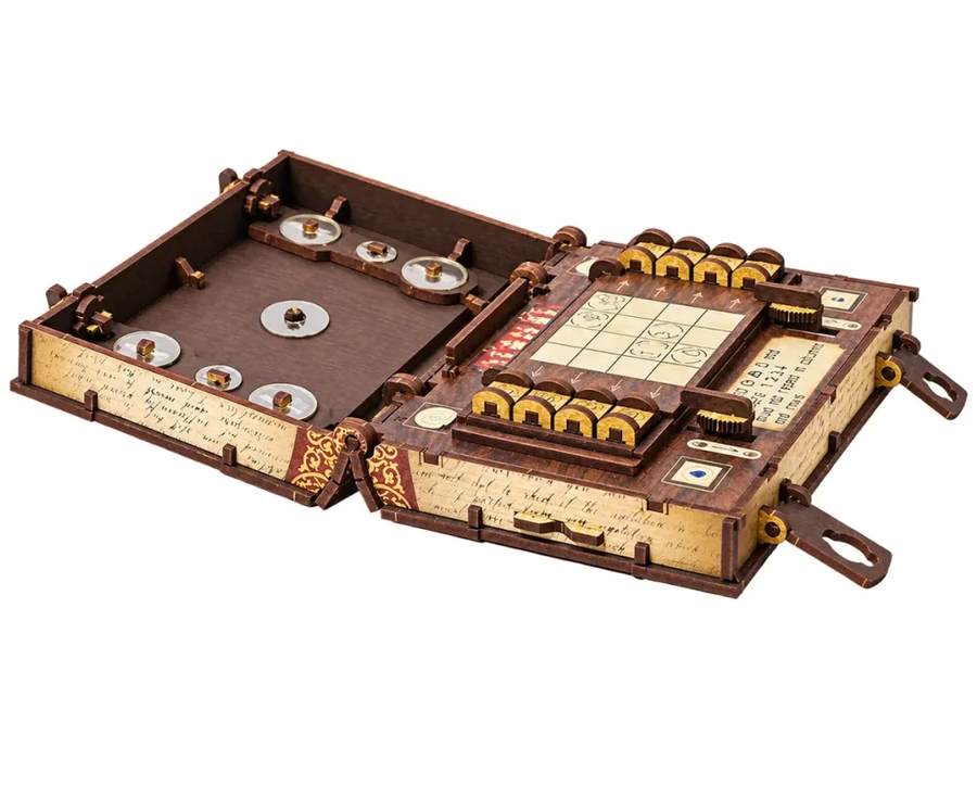 Механічний 3D пазл квестбокс Magic Escape Book WOODEN.CITY