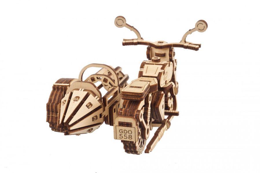 Механічна модель Літаючий мотоцикл Геґріда™ з коляскою UGEARS