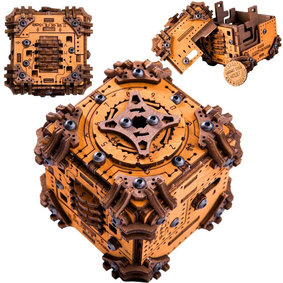 Механічний 3D пазл Escape Puzzle Box Tesseract's Secret WOODEN.CITY - уцінка
