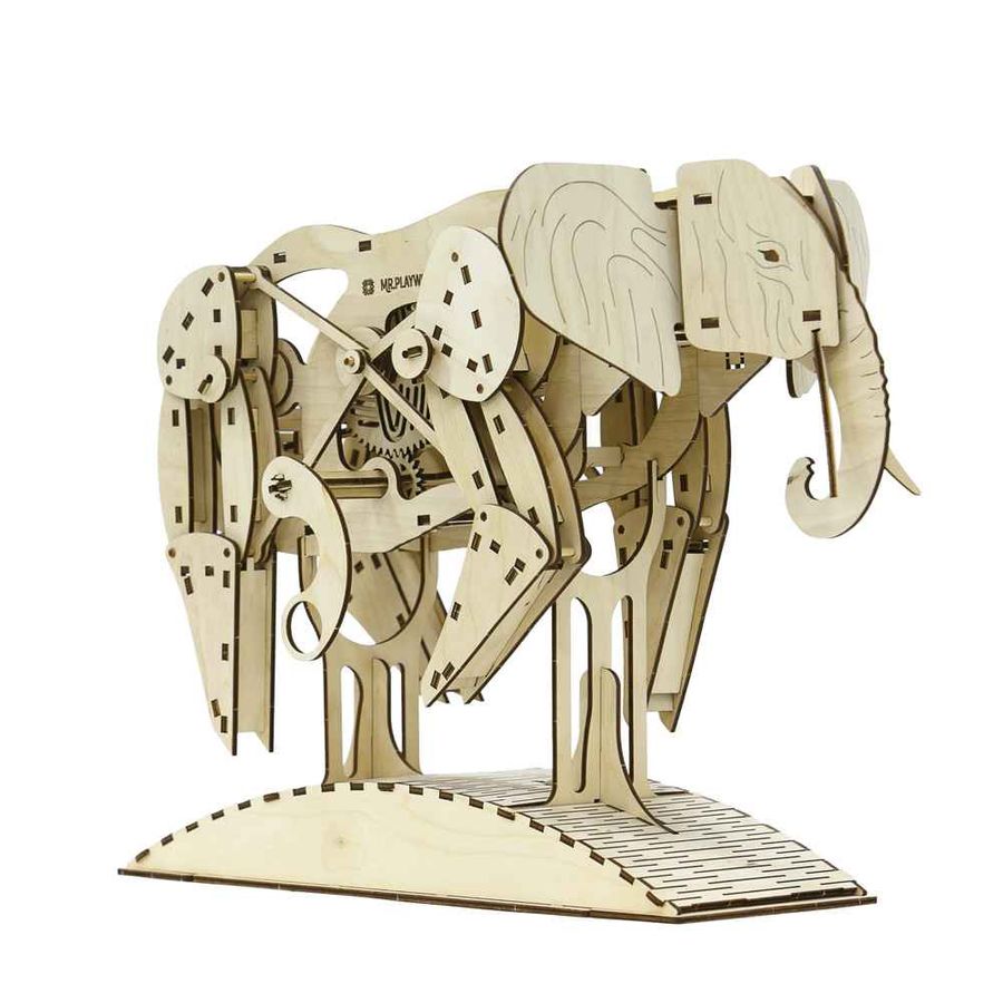 Механічний 3D пазл Слон Mr.Playwood