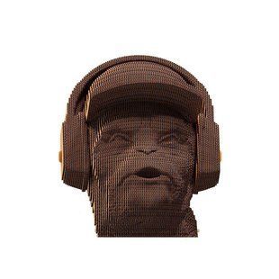 Картонний 3D пазл Three Wise Monkeys. Hear No Evil