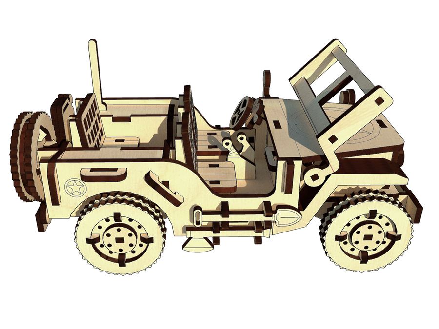 Дерев'яний конструктор Willys Legend