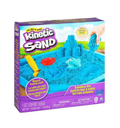 Набор Песка Для Творчества - Kinetic Sand Замок Из Песка (Голубой), Голубой