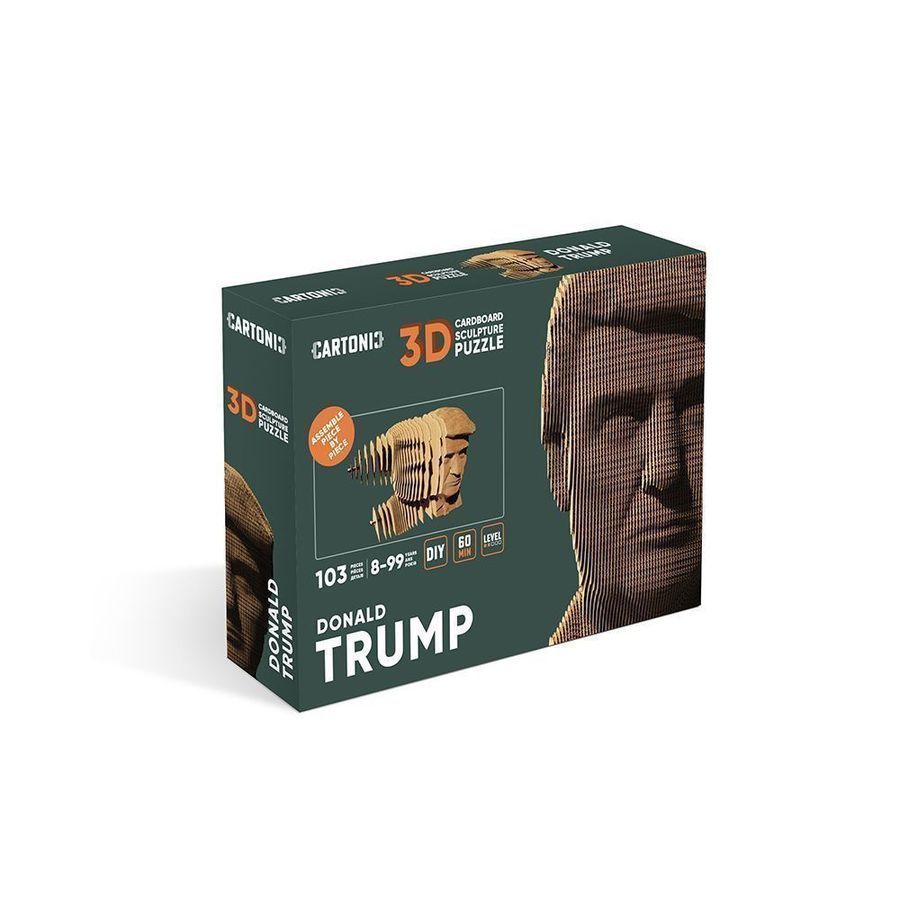 Картонний 3D пазл DONALD T