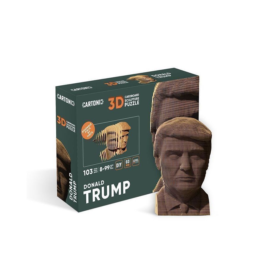 Картонний 3D пазл DONALD T