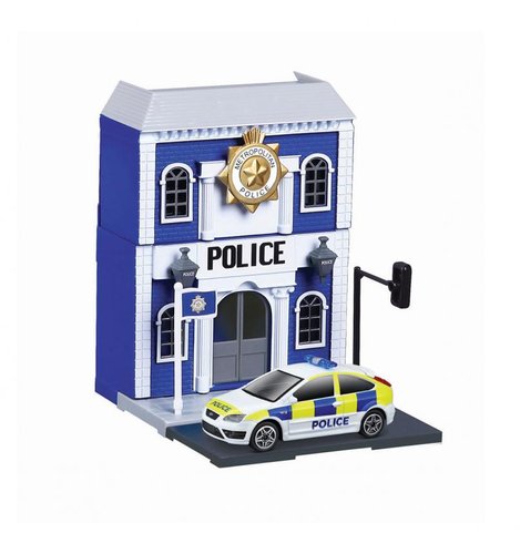 Игровой набор серии Bburago City - Полицейский участок