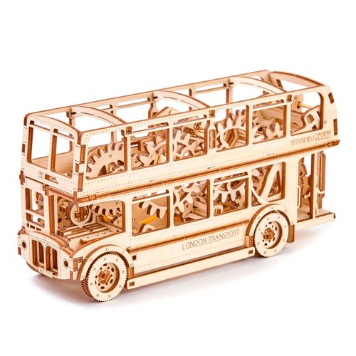 Механічний 3D пазл Лондонський автобус WOODEN.CITY