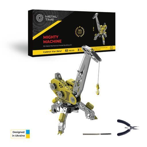 Механічний 3D-пазл Metal Time Портовий Кран Mighty Machine