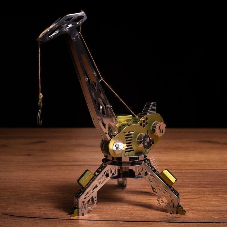 Механічний 3D-пазл Metal Time Портовий Кран Mighty Machine