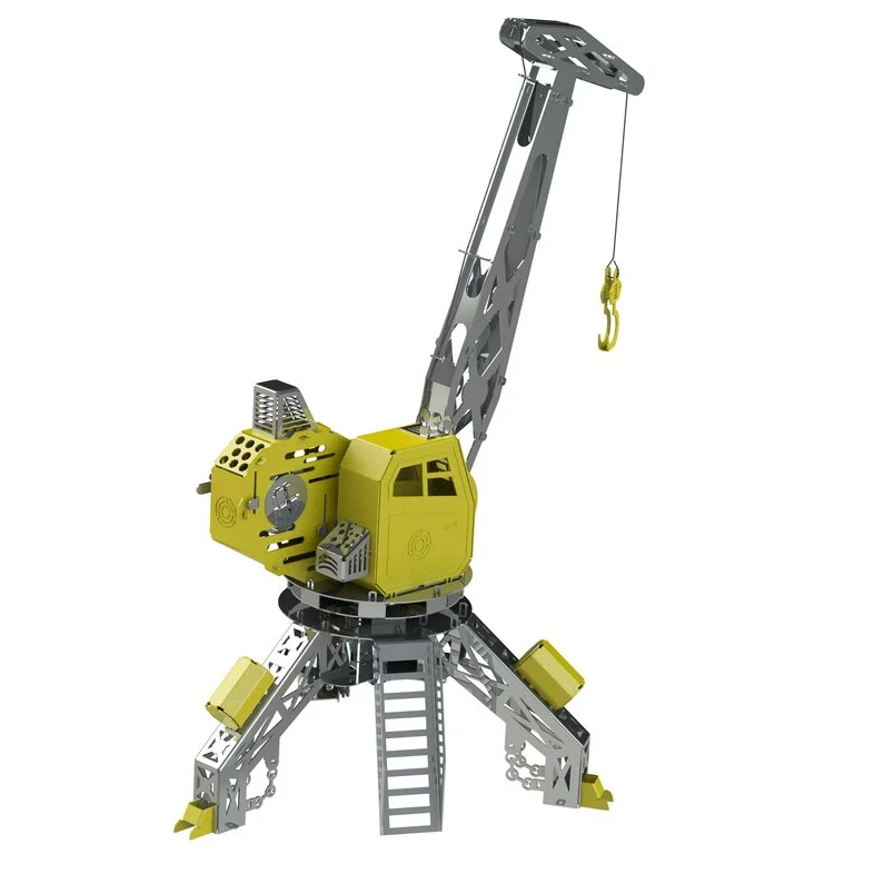 Механічний 3D-пазл Metal Time Портовий Кран Mighty Machine